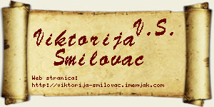 Viktorija Smilovac vizit kartica